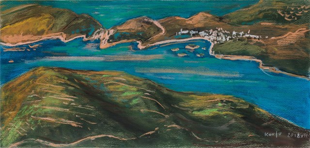 Obraz do salonu artysty Agnieszka Korczak pod tytułem Widok z góry