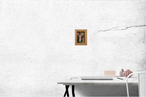 Girl with greyhound  - visualisation by Agnieszka Korczak-Ostrowska