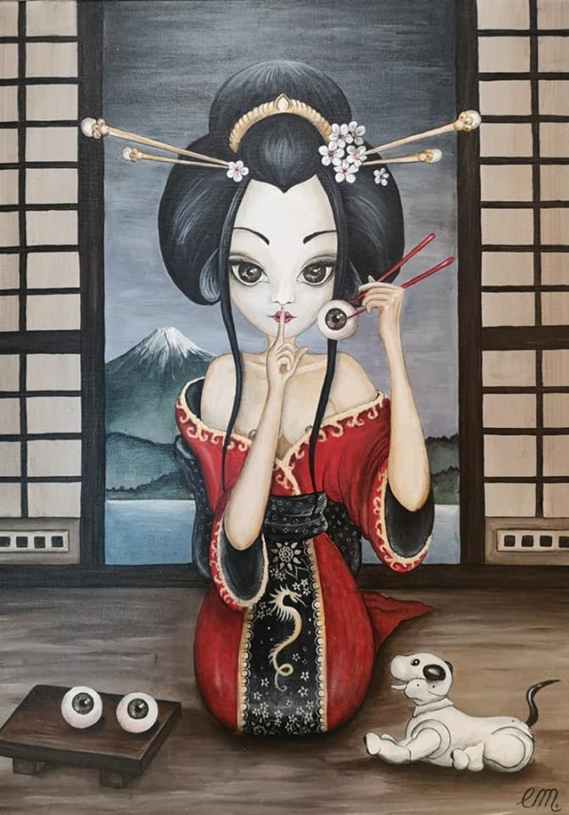 Obraz do salonu artysty Estera Parysz-Mroczkowska pod tytułem  I <3 sushi