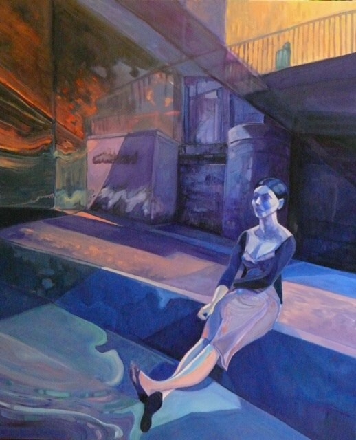 Living room painting by Katarzyna Saniewska titled Mermaid  11