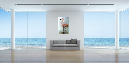 Flamingo - visualisation by Dariusz Grajek