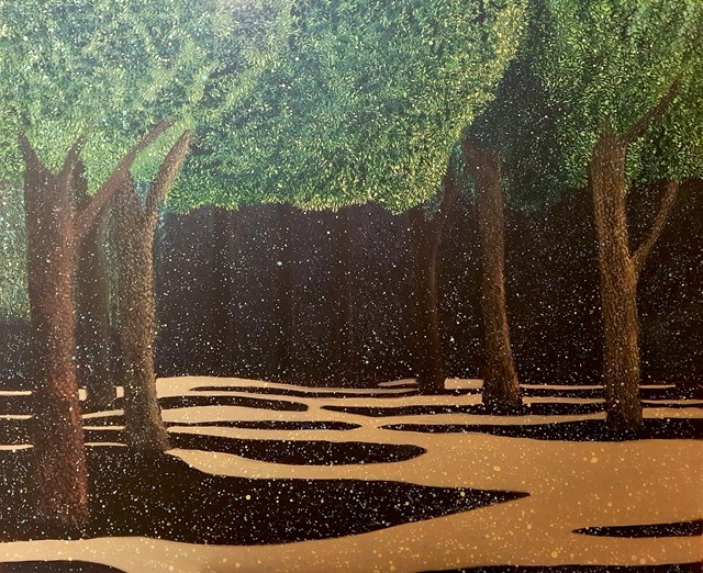 Obraz do salonu artysty Jacek Malinowski pod tytułem Arboretum 