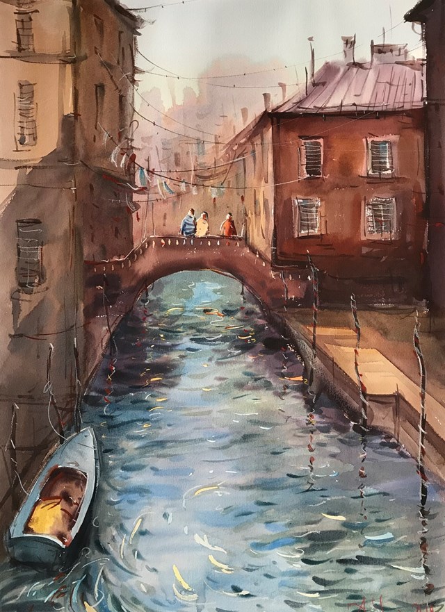 Obraz do salonu artysty Aleksandr Yasin pod tytułem Wspomnienia po Wenecji
