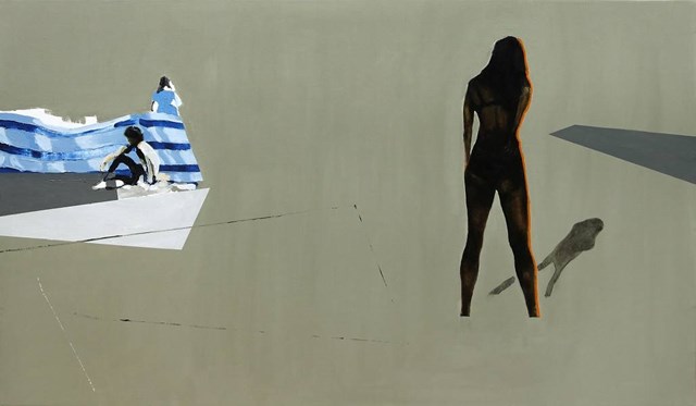 Obraz do salonu artysty Krzysztof Musiał pod tytułem Na plaży