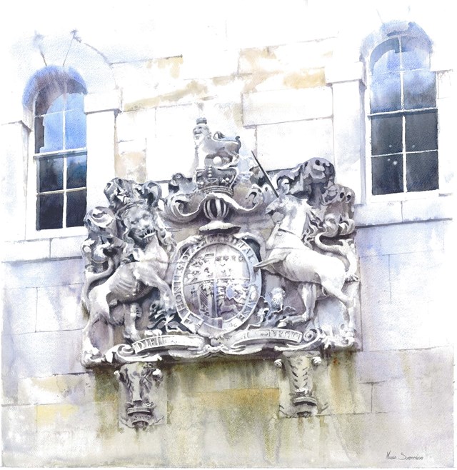 Obraz do salonu artysty Michał Suffczyński pod tytułem Relief, the Middle Tower of London