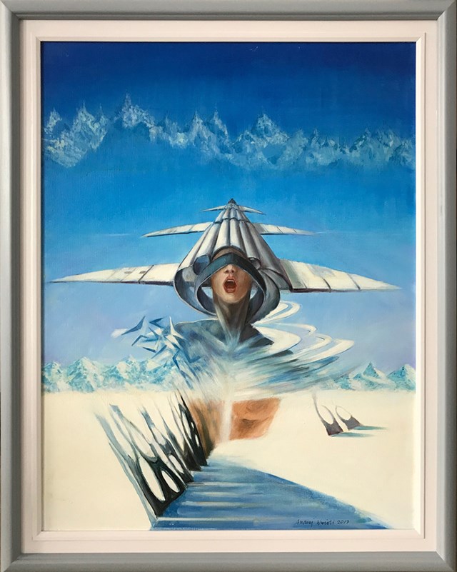 Obraz do salonu artysty Andrzej Wroński pod tytułem Zimny wiatr