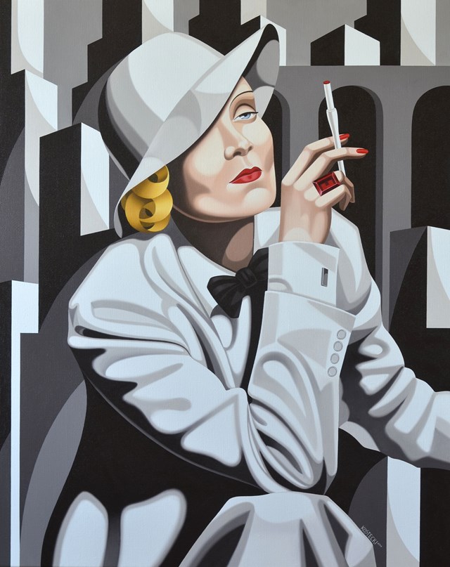 Obraz do salonu artysty Tomasz Kostecki pod tytułem Marlena w Nowym Jorku