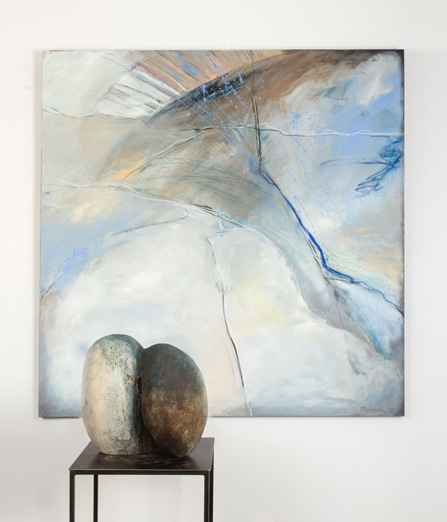 Rzeźba do salonu artysty Joanna Roszkowska pod tytułem SERENITY