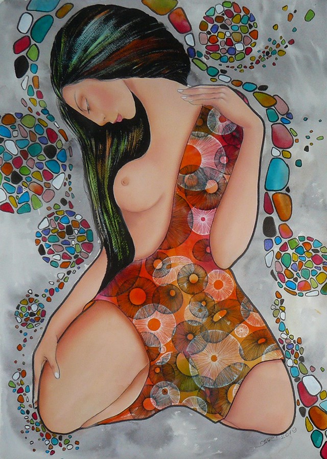 Obraz do salonu artysty Iwona Wierkowska-Rogowska pod tytułem Wiosna