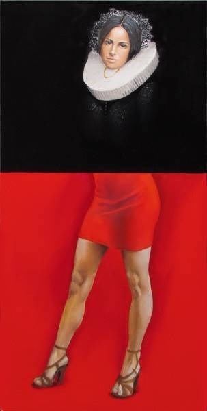 Obraz do salonu artysty Andrejus Kovelinas pod tytułem Zawsze kobieta