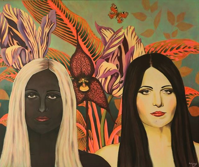 Obraz do salonu artysty Janina Zaborowska pod tytułem Siostry