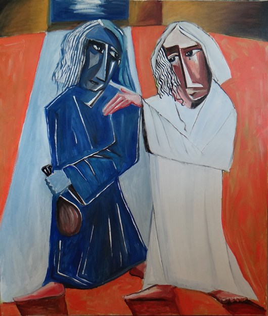 Obraz do salonu artysty Tomasz Kuran pod tytułem Judasz