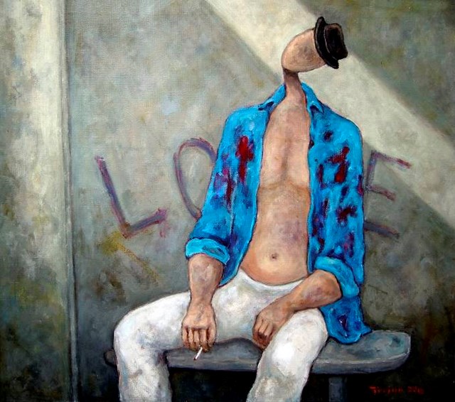 Obraz do salonu artysty Henryk Trojan pod tytułem Love