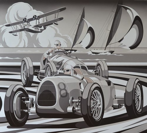 Obraz do salonu artysty Tomasz Kostecki pod tytułem Grand Prix Monaco