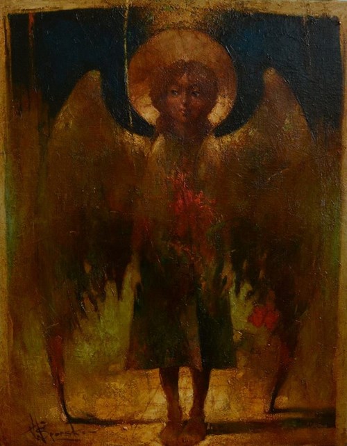 Obraz do salonu artysty Wacław Sporski pod tytułem Wieczorny Anioł
