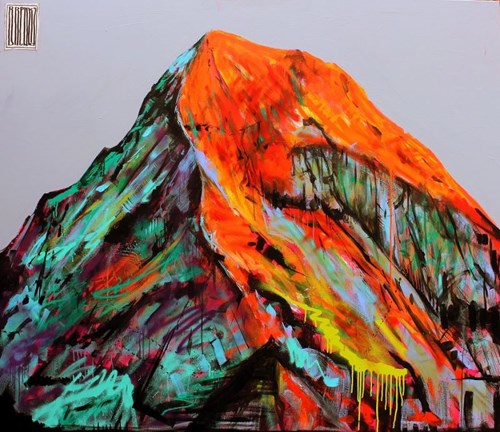Obraz do salonu artysty Wojciech Brewka pod tytułem Everest moich marzeń