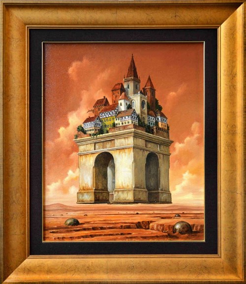 Obraz do salonu artysty Jarosław Jaśnikowski pod tytułem Firmament miasta
