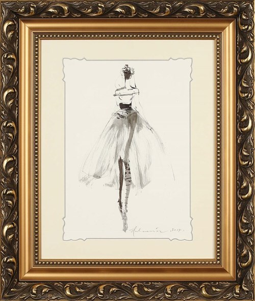 Obraz do salonu artysty Anna Halarewicz pod tytułem Sukienka