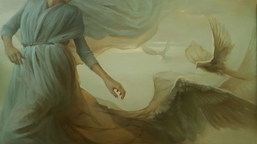 Obraz do salonu artysty Marzena Machaj pod tytułem Bezskrzydła II