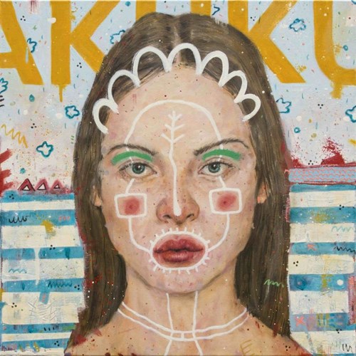 Obraz do salonu artysty Grzegorz Kufel pod tytułem Akuku