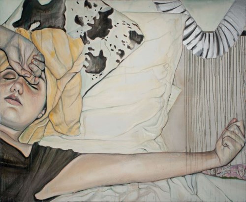 Obraz do salonu artysty Zuzanna Szary pod tytułem Dziewczyna w turbanie