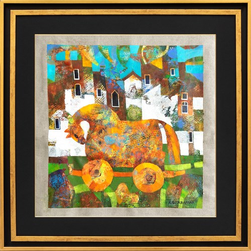 Obraz do salonu artysty Alicja Słaboń-Urbaniak pod tytułem Jasiek dla Śpiocha