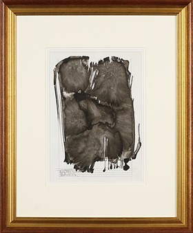 Kompozycja wykonana tuszem