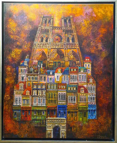 Obraz do salonu artysty Maciej Urbaniak pod tytułem Notre Dame