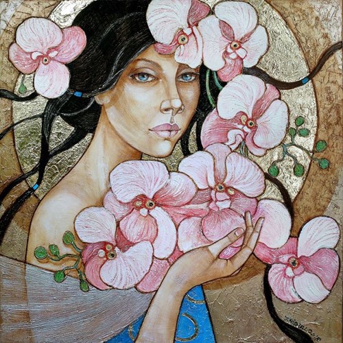 Obraz do salonu artysty Joanna Misztal pod tytułem Moje orchidee