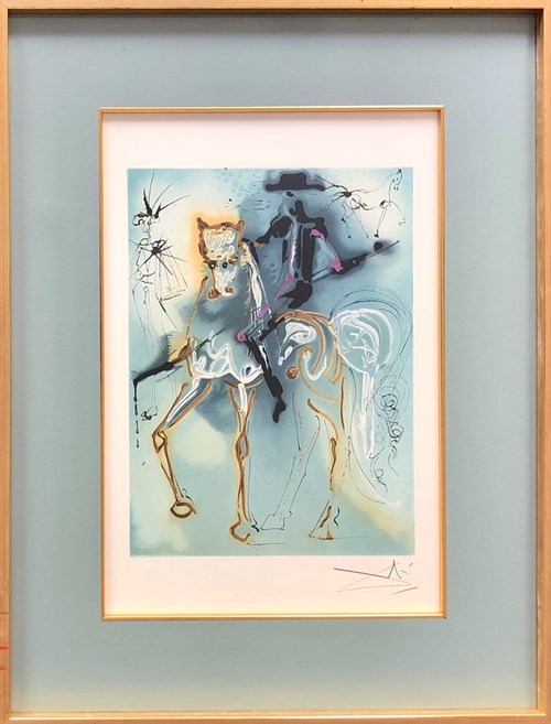 Grafika do salonu artysty Salvador Dali pod tytułem Picador