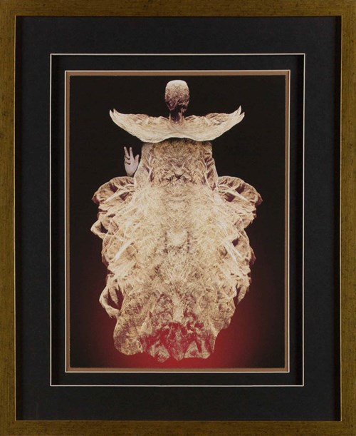 Grafika do salonu artysty Zdzisław Beksiński pod tytułem Bez tytułu (anioł)