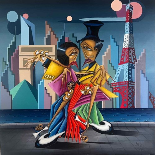 Obraz do salonu artysty Robert Jadczak pod tytułem Tango Parisien