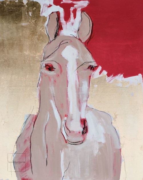 Obraz do salonu artysty Lucas Lucaprio pod tytułem Koń Miłość