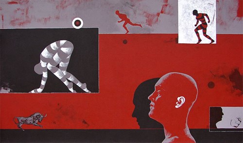 Obraz do salonu artysty Marcin Zalewski pod tytułem Cień