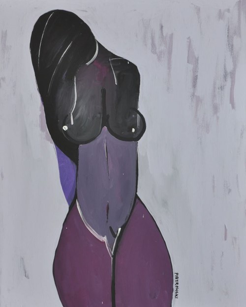 Obraz do salonu artysty Grzegorz L. Piotrowski pod tytułem Syrena Violet