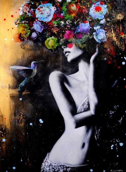 Obraz do salonu artysty Milena Chmielewska pod tytułem Świergot