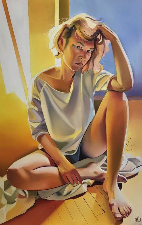 Obraz do salonu artysty Zofia Błażko pod tytułem W promieniach słońca