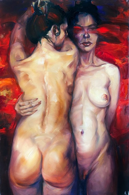 Obraz do salonu artysty Krystyna Khvostyk pod tytułem Passion
