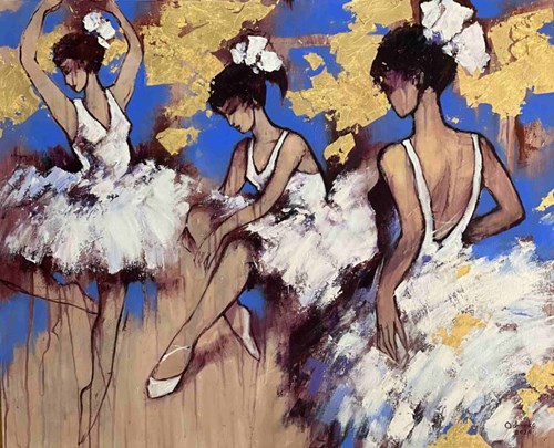 Obraz do salonu artysty Eugeniusz Ochonko pod tytułem Expresion Magico de Baile