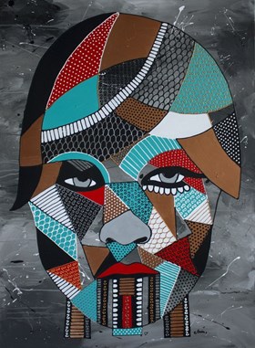 Abstract portrait of a woman II