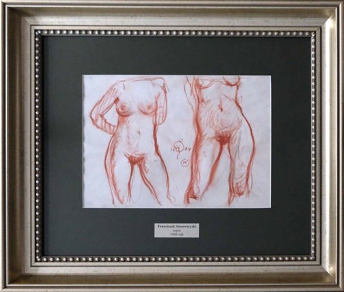 Obraz do salonu artysty Franciszek Starowieyski pod tytułem Studium dwóch aktów kobiecych
