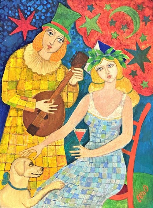Obraz do salonu artysty Elżbieta Ostrowska-Łysak pod tytułem Karnawał w Rio