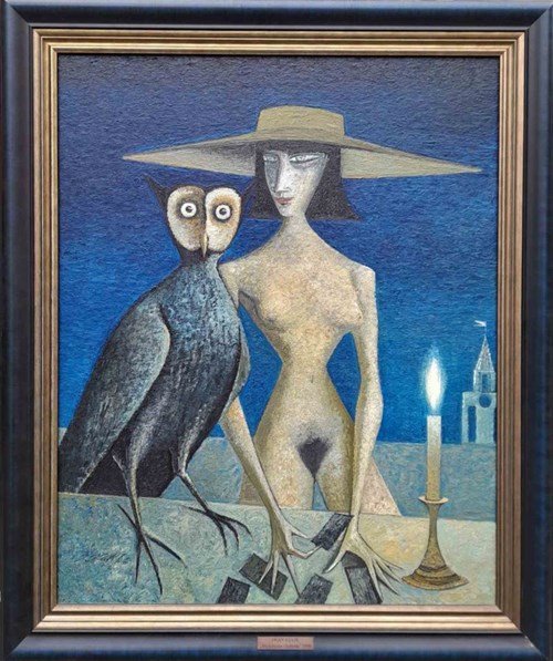 Obraz do salonu artysty Iwan Kulik pod tytułem Mężczyzna i kobieta