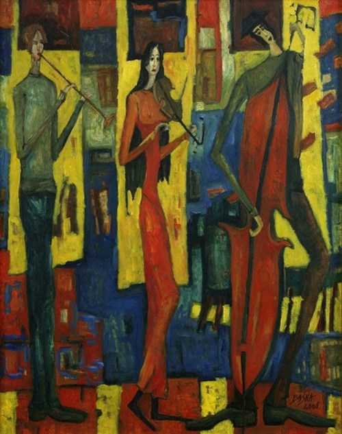 Obraz do salonu artysty Barbara Bakalarska pod tytułem Trio