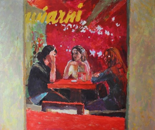 Obraz do salonu artysty Dorota Zych-Charaziak pod tytułem Przyjaciółki