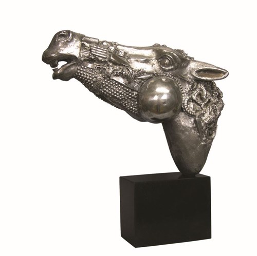 Rzeźba do salonu artysty Sylwia Caban pod tytułem Mechaniczny koń (3 z 10)