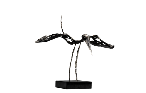 Living room sculpture by Tomasz Stangrecki titled Bird