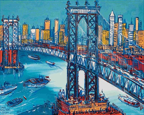 Obraz do salonu artysty Joanna Mieszko pod tytułem Nowy York