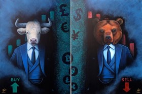 The Traders (diptych)