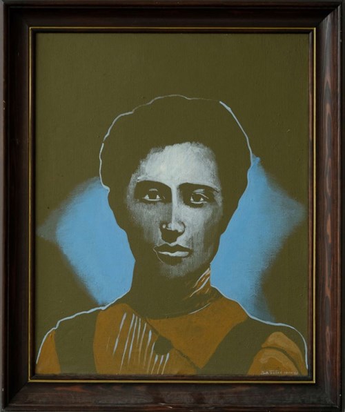 Obraz do salonu artysty Antoni Fałat pod tytułem Portret kobiecy